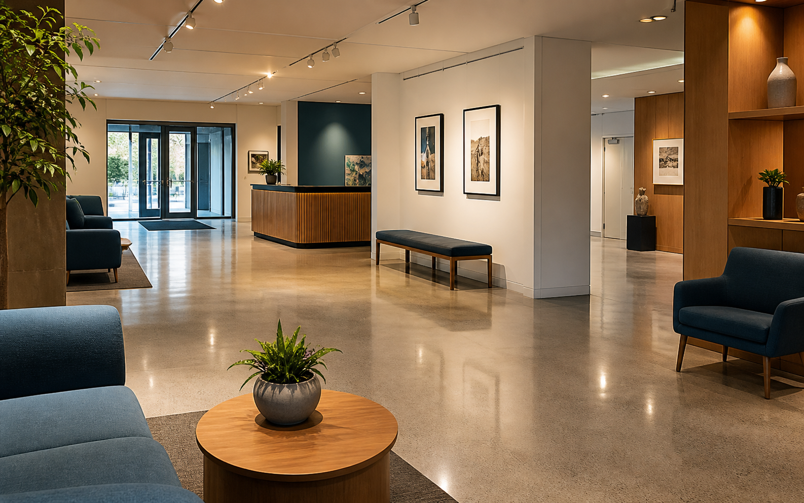 Espace culturel propre et accueillant