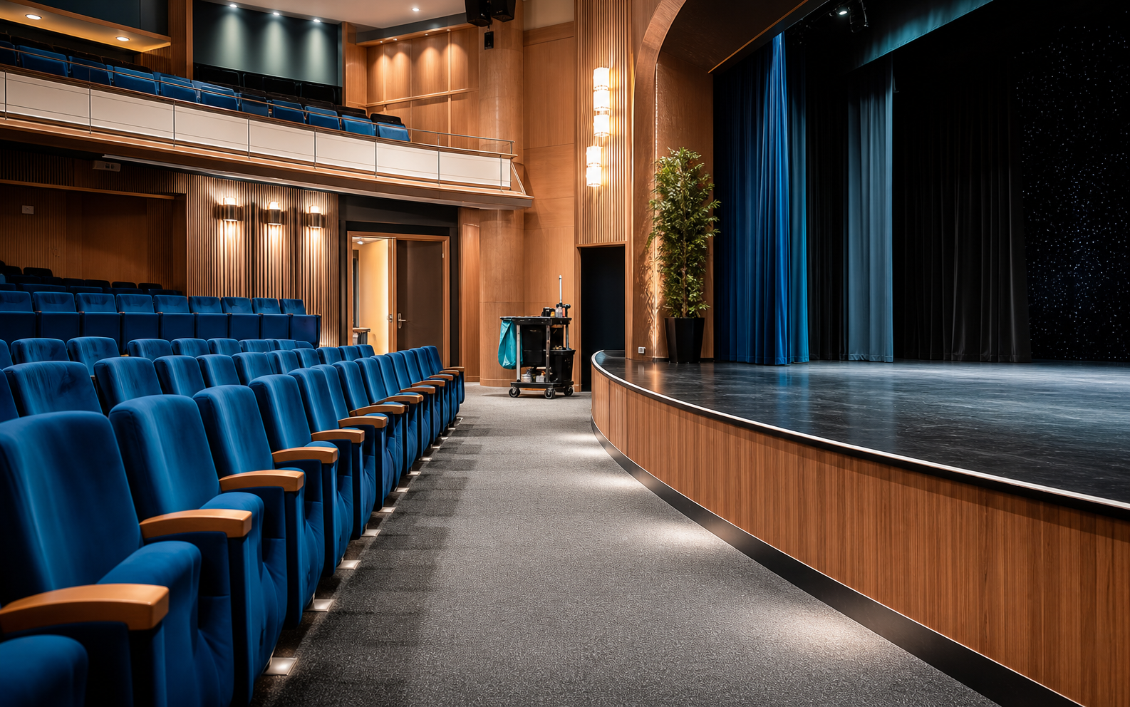 Centre culturel propre et prêt à accueillir du public